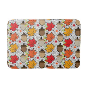 Alfombrilla De Baño Acordes y hojas VII