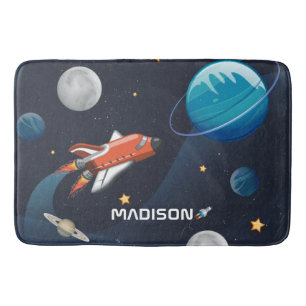 Alfombrilla De Baño Actividad espacial en el Personalizado Galaxy