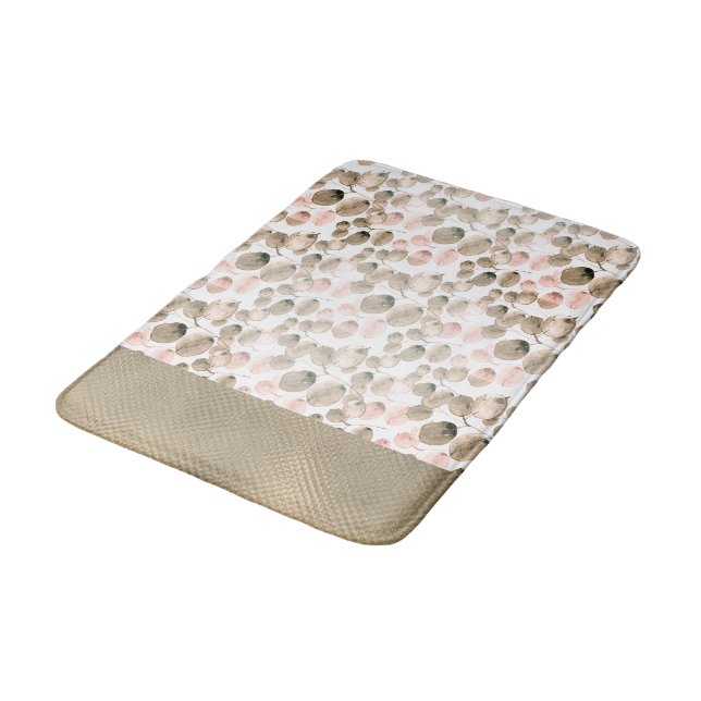 Alfombrilla De Baño Acuarela de leafy botánica clásica (Angular)