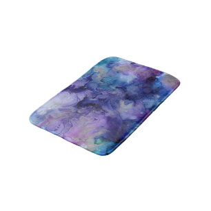 Alfombrilla De Baño Acuarela púrpura