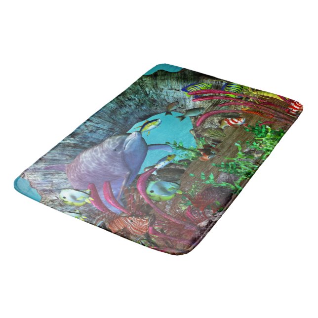 Alfombrilla De Baño Acuario de Dolphin Discovery 2 3D (Angular)