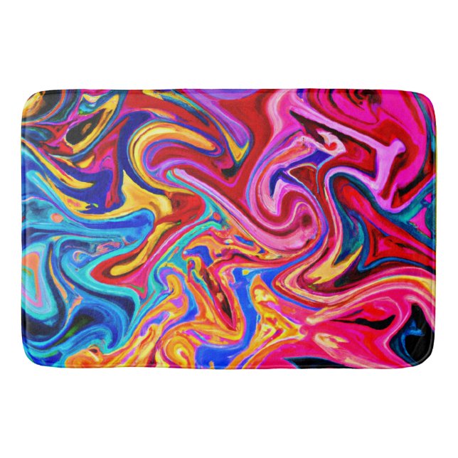 Alfombrilla De Baño Adoptar la abstracción para el impacto visual (Anverso)