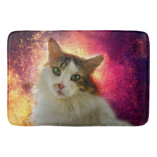 Alfombrilla De Baño Adorable Cute Calico Cat