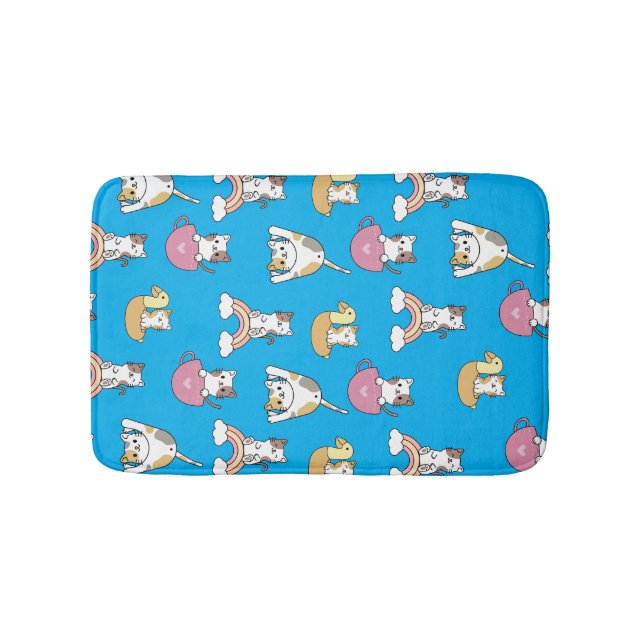 Alfombrilla De Baño Adorable Kitty Cats (Anverso)