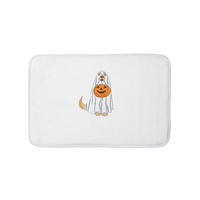 Alfombrilla De Baño Adorable Spooky Golden Retriever Ghost Classic T-S (Anverso)