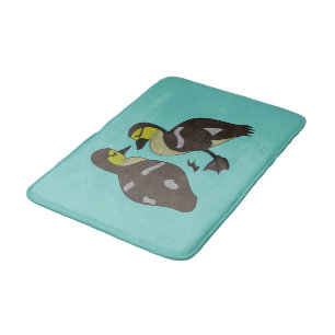 Alfombrilla De Baño Adorable Twin Baby Duckling Huddling Personalizado