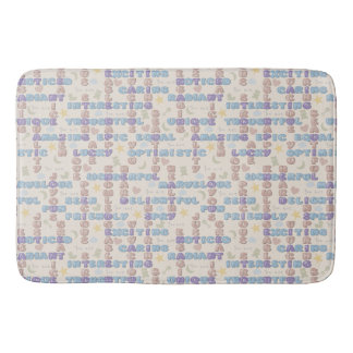 Alfombrilla De Baño Afirmaciones Positivas Guardería de Bebé Limón