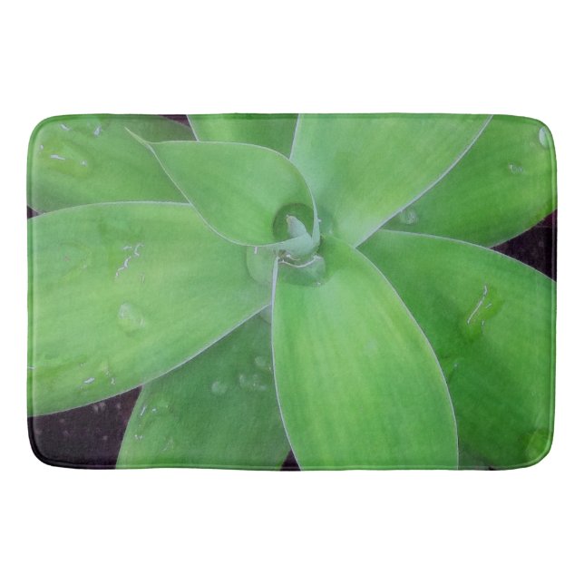 Alfombrilla De Baño Agave and Raindrop (Anverso)