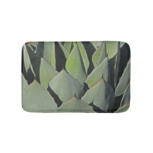 Alfombrilla De Baño Agave verde deja foto botánica al suroeste
