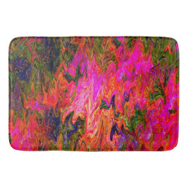 Alfombrilla De Baño Agilizado psicodélico de luz negra.........