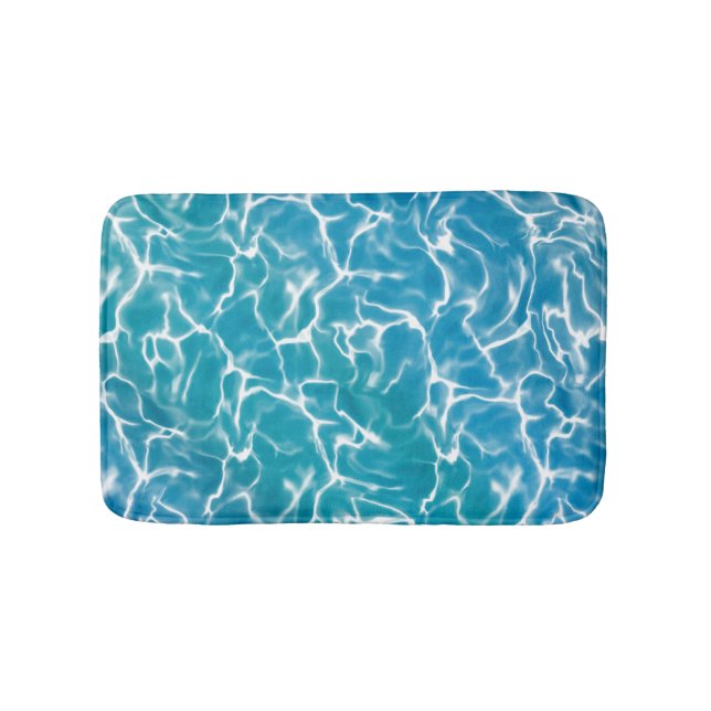 Alfombrilla De Baño Agua de mar azul (Anverso)