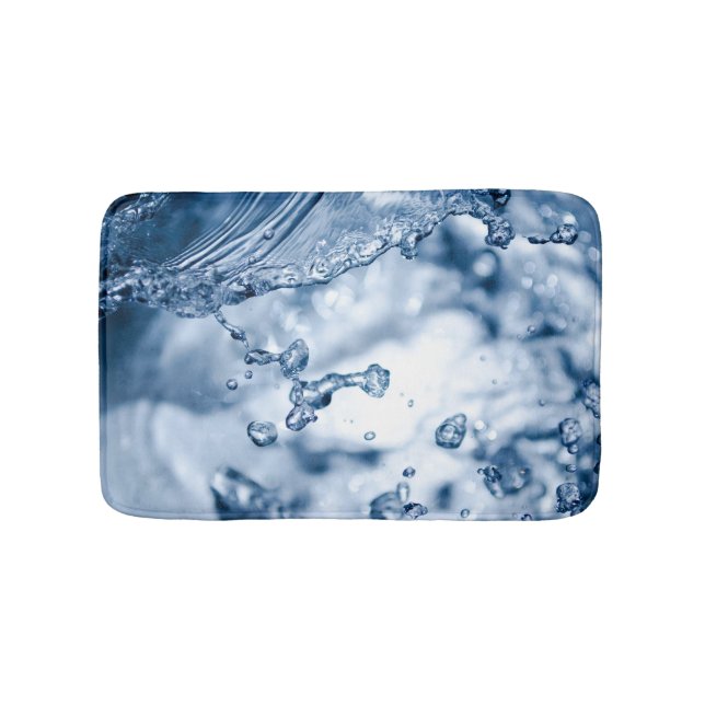 Alfombrilla De Baño Agua salpicando (Anverso)