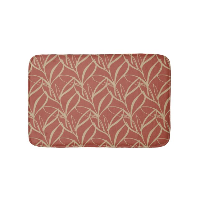 Alfombrilla De Baño Agua Terracotta Boho (Anverso)