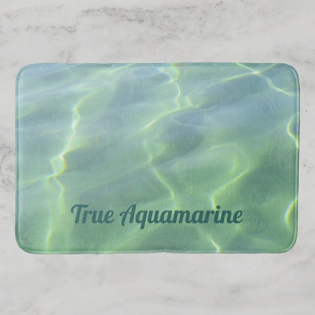 Alfombrilla De Baño Agua tropical acuamarina (Subido por el creador)