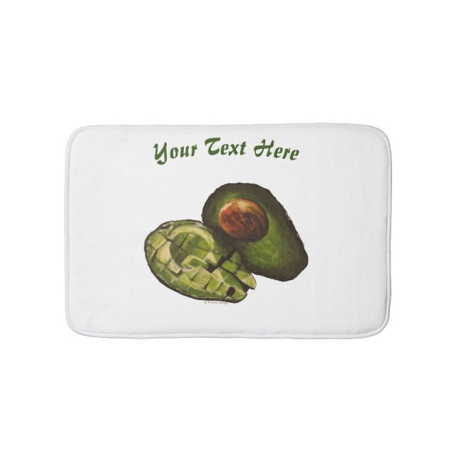 Alfombrilla De Baño Aguacate Bath Mat (Anverso)