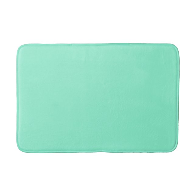 Alfombrilla De Baño Aguamarina sólida (Anverso)