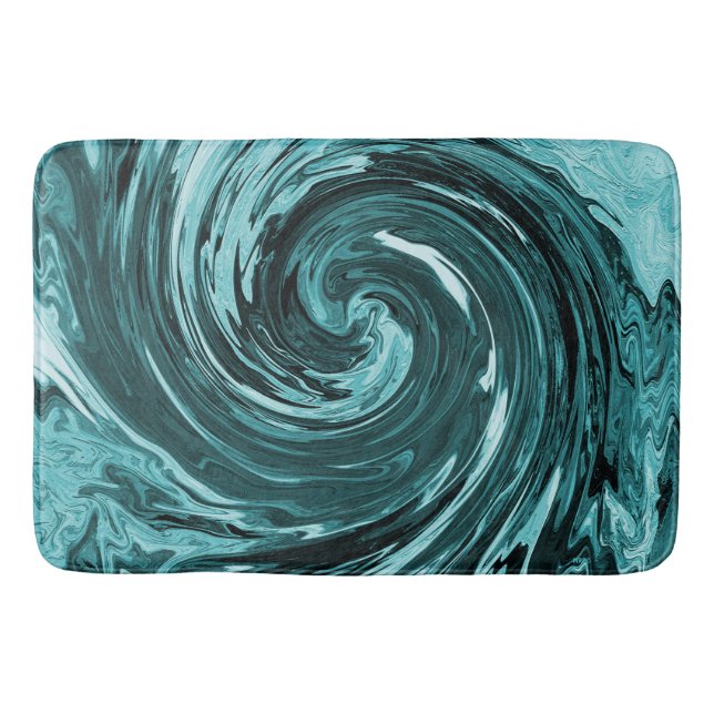 Alfombrilla De Baño Aguas salvajes del Caribe... (Anverso)