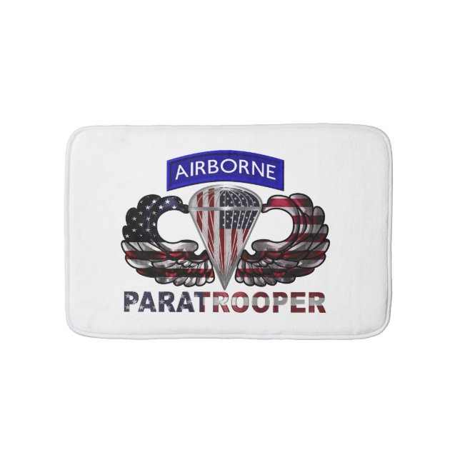 Alfombrilla De Baño Airborne Paratrooper (Anverso)