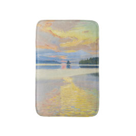 Alfombrilla De Baño Akseli Gallen-Kallela - Atardecer sobre el lago Ru