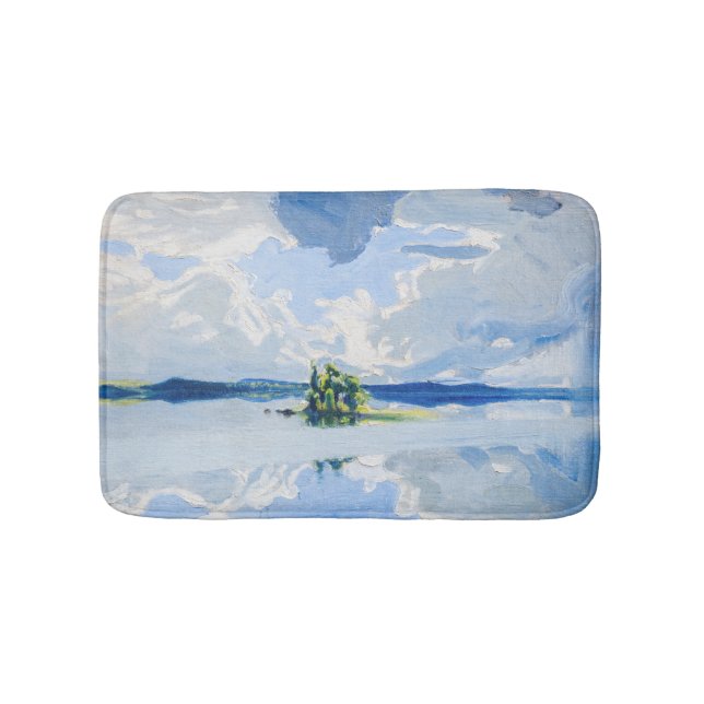 Alfombrilla De Baño Akseli Gallen-Kallela - Nubes sobre un lago (Anverso)
