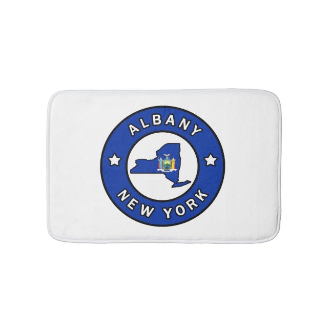 Alfombrilla De Baño Albany New York (Anverso)