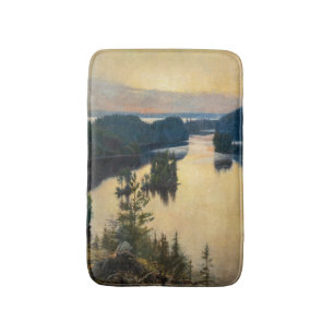 Alfombrilla De Baño Albert Edelfelt - Kaukola Ridge at Sunset