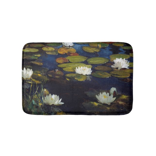 Alfombrilla De Baño Albert Edelfelt - Water Lilies, Estudio (Anverso)