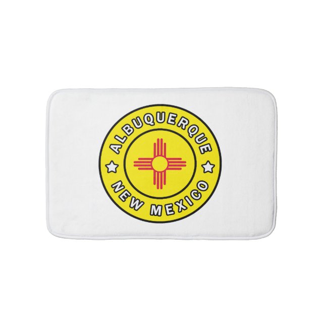 Alfombrilla De Baño Albuquerque Nuevo México (Anverso)