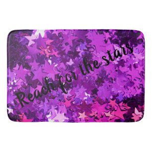 Alfombrilla De Baño Alcance de las Estrellas Mat de Bath Púrpura
