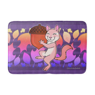 Alfombrilla De Baño Alegre Chipmunk -