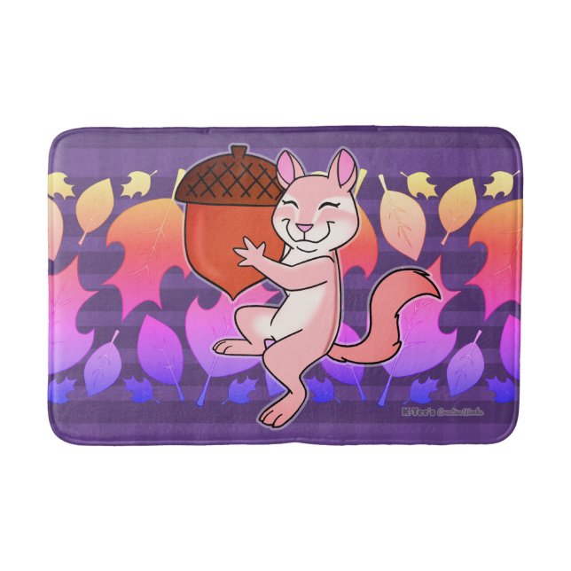 Alfombrilla De Baño Alegre Chipmunk - (Anverso)