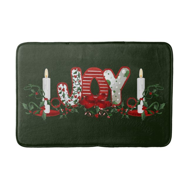 Alfombrilla De Baño Alegría navideña de los navidades (Anverso)
