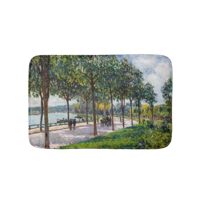 Alfombrilla De Baño Alfred Sisley - Allee de los castaños (Anverso)