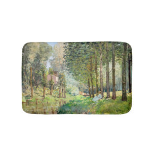 Alfombrilla De Baño Alfred Sisley - Descansa a lo largo del Stream