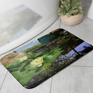 Alfombrilla De Baño Algas De Agua En Estanques
