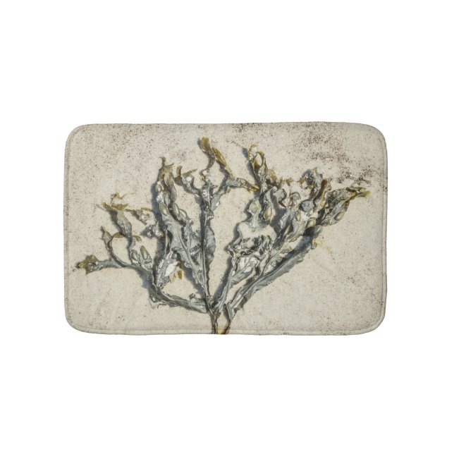 Alfombrilla De Baño Algas marinas y arena (Anverso)