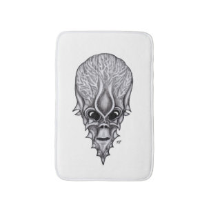 Alfombrilla De Baño Alien Face , reconstrucción facial de cráneo afric