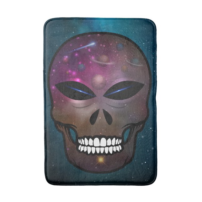 Alfombrilla De Baño Alien Skull Creation Bathroom Mat (Frente vertical)