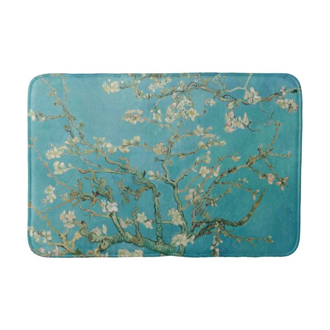 Alfombrilla De Baño Almond Blossom, Oil Painting, Vincent Van Gogh (Anverso)