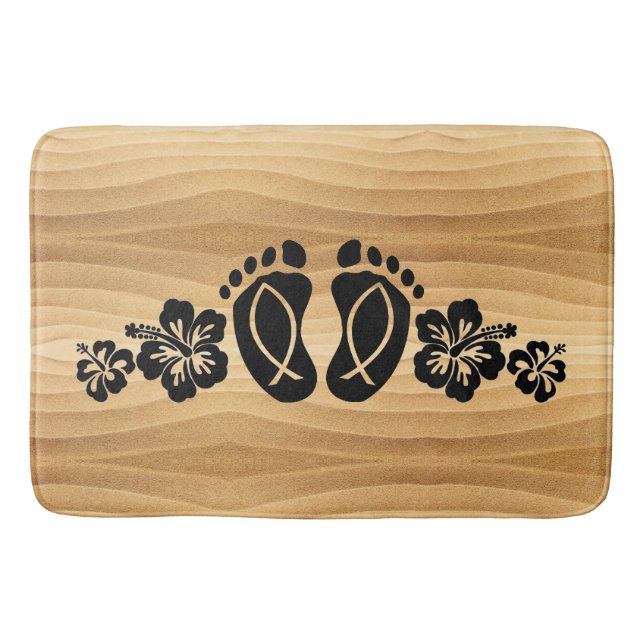 Alfombrilla De Baño Aloha Hawaii Sandy Beach Bath Mat (Anverso)