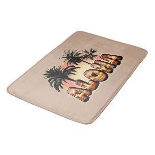Alfombrilla De Baño Aloha Palmtree