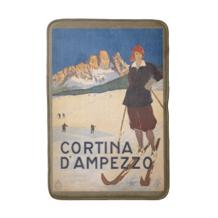Alfombrilla De Baño Alpes italianos Vintage Viajes Posters esteras de