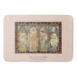 Alfombrilla De Baño Alphonse Mucha - Las horas del día