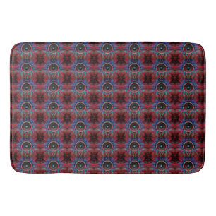 Alfombrilla De Baño Altavoces de música roja