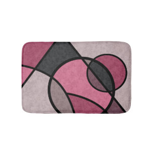 Alfombrilla De Baño Amanecer rosa , abstracto