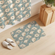 Amapola Vintage en Crema Azul Beige Óxido