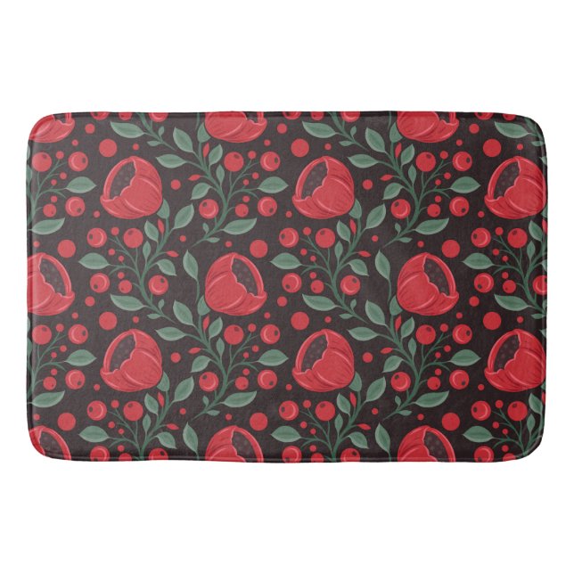 Alfombrilla De Baño Amapolas rojas (Anverso)