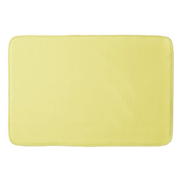 Alfombrilla De Baño Amarillo Claro : Color Sólido