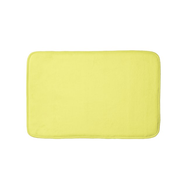 Alfombrilla De Baño Amarillo de mantequilla (Anverso)