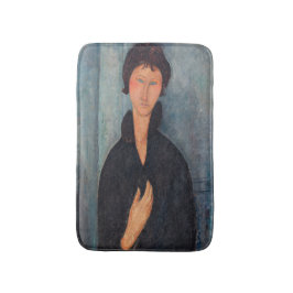 Alfombrilla De Baño Amedeo Modigliani - Mujer con ojos azules